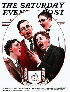 Saturday Evening Post 1924  Cover  Reproduction Giclee Print - Picture 1 of 1