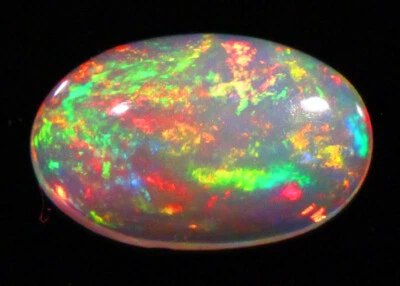 0.90 CTS_OUTSTANDING 3D PATTERN_100 % NATURAL MULTI-COLOR PLAY SOLID WELO OPAL - Image 1 of 3