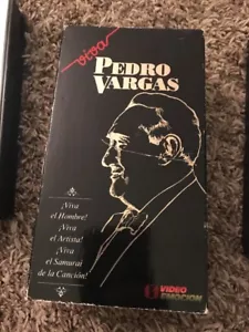 Viva Pedro Vargas Live 2-VHS VIDEO Set - qe - Picture 1 of 3