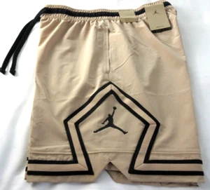 Men's Nike Air Jordan Dri-FIT Sport Diamond Woven Shorts Legend Brown Black NWT - Picture 1 of 7