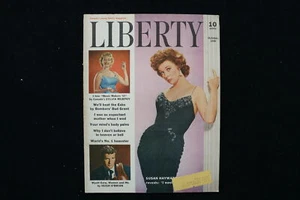 1958 OCTOBER LIBERTY MAGAZINE - SUSAN HAYWARD COVER - E 24430 - Picture 1 of 2