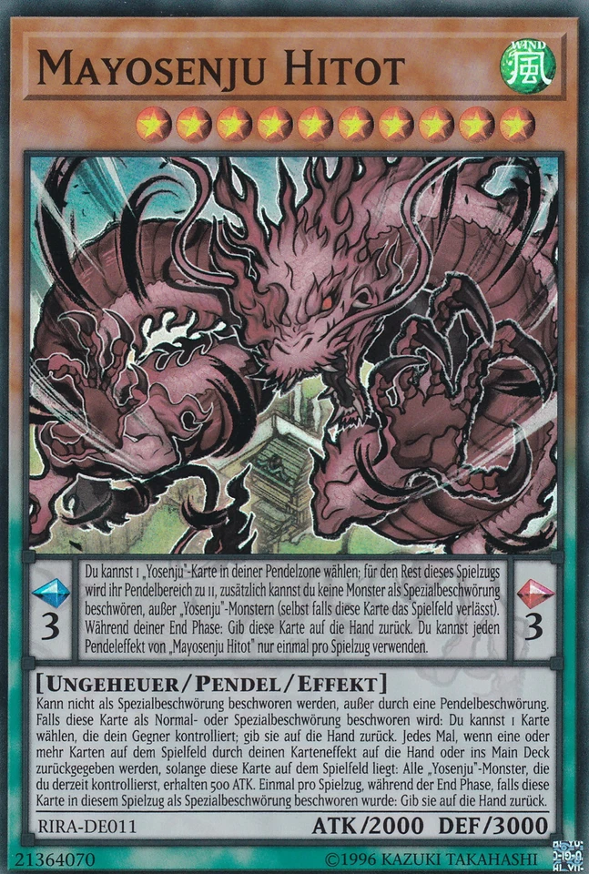 Yugioh RIRA-DE011 Mayosenju Hitot (Super Rare) - Bild 1 von 1