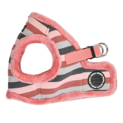 Puppia Dog Harness Vest, No Pull Warm Adjustable Bryson Pink Small 12-13" Chest - Image 1 of 4