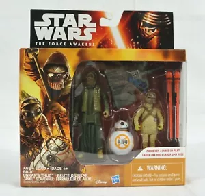 NUOVO Hasbro Star Wars Il Risveglio della Forza BB-8 Unkar's Thug & Jakku Scavenger 3,75" - Foto 1 di 8