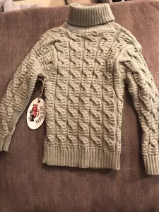 New Girl Boy Toddler 18 Months Winter Sweater Warm Soft Unisex Grey Gray Slate - Picture 1 of 4