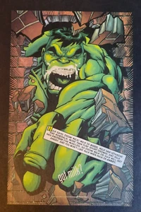 1999 GOT MILK? Hulk Marvel Comics "Hulk Says: Drink Milk!" - Print Ad/Ad Page - Picture 1 of 1