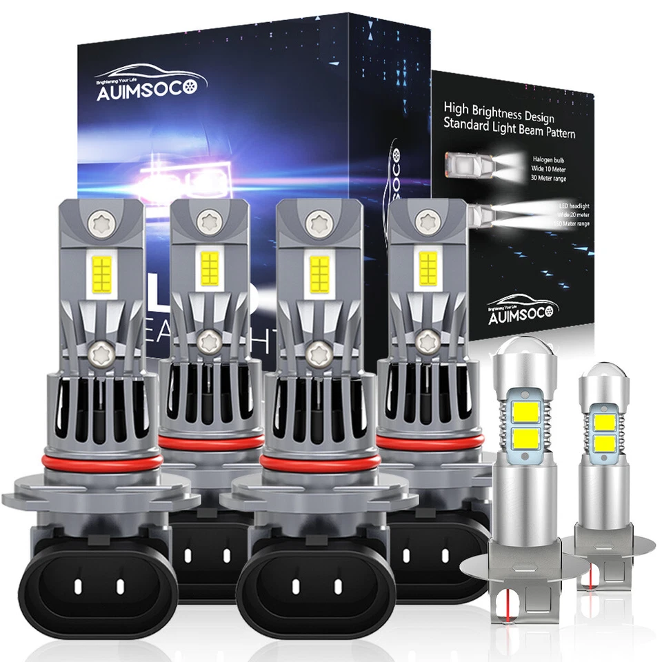 Combo Faro LED Alto/Bajo + Kit de Bombillas Antiniebla para GMC C3500HD 2001-2002 Foto 1 de 4