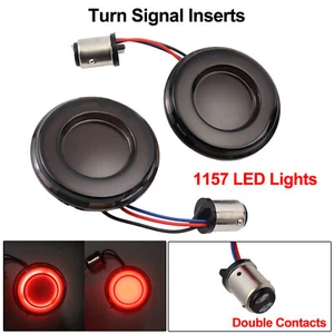 Insertos de señal de giro de bala de 2 pulgadas para luz LED de doble contacto para Harley Dyna 1157 - Imagen 1 de 23