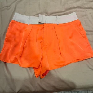Helmut Lang Women Shorts 100% Silk Size 4 - Picture 1 of 2