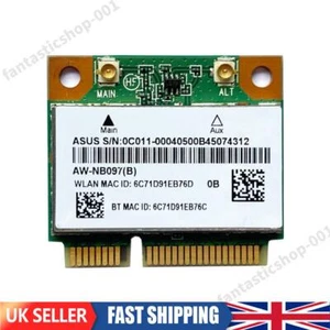 Computer Wireless Card Bluetooth-Compatible Network Card 2.4Ghz 300M Mini PCI - Afbeelding 1 van 9