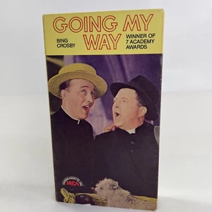 Rare Early VHS Release: Going My Way, 1944 (VHS, 1981) Bing Crosby, James Brown - Picture 1 of 9