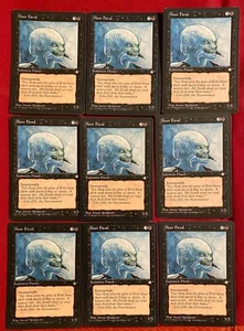 MTG Magic the Gathering Moor Fiend CCG Card x9 Wizards of the Coast 1995 - Picture 1 of 3