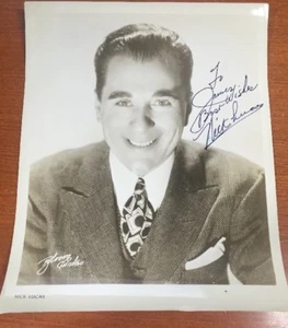 NICK LUCAS ORIGINAL VINTAGE PHOTO 8 X 10 INSCRIBED - Picture 1 of 3