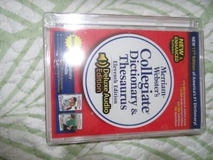 Merriam-Webster's Collegiate Dictionary & Thesaurus CD-ROM - NEW - Picture 1 of 2