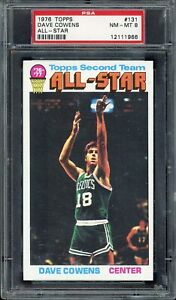 1976 Topps Basketball #131 Dave Cowens All-star PSA 8