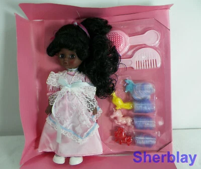 Винтажная кукла Wonderful World Ebony Locks 1986 67970 как новая в коробке - Изображение 1 из 4