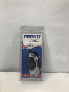 Perko Surface Mount Drawer Pull - Chrome Plated Zinc Overall Width: 3-7/16" - Picture 1 of 2