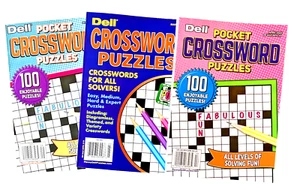 NEU Posten 3 Penny Press Dell Pocket Kreuzworträtsel Bücher je 100 Puzzles - Bild 1 von 2