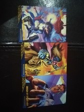 1997 FLEER SPIDER-MAN MILESTONE 34 ORIGIN,39 WEB LIFE,36 MAXIMUM CARNAGE+BEAST41