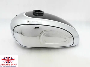 FIT FOR HOREX  RESIDENT BLACK CHROME FUEL TANK - Picture 1 of 6