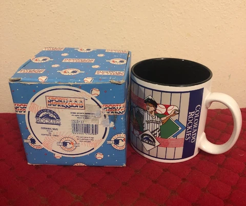 Colorado Rockies 1993 MLB Inaugural Season Sports Impressions Coffee Mug Cup Cover
