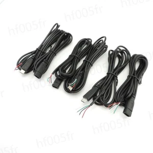 2m 2/4pin USB Type-C Male Female diy Power Supply Extension repair Wire cable - Picture 1 of 9