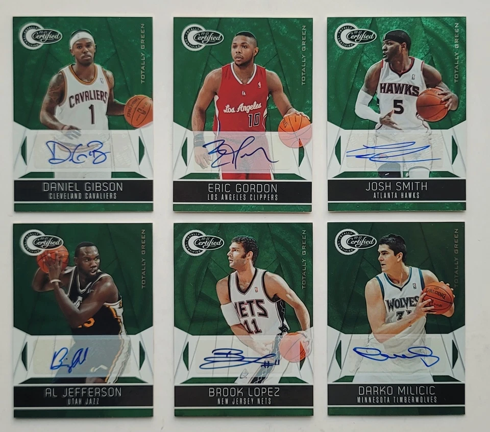 2010-11帕尼尼全认证篮球绿色亲笔签名/5-单打 — 第 1/1 张图片