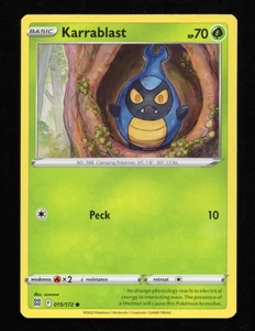Karrablast 015/172 Sword & Shield: Brilliant Stars - Picture 1 of 2