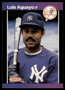 1989 Donruss #551b Luis Aguayo "LEAF, INC." & "*Denotes * - Picture 1 of 2