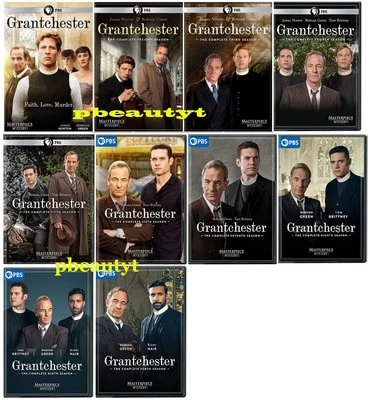 Grantchester TV Series Complete Seasons 1 2 3 4 5 6 7 8 9 10 DVD Mystery 1-10Set - Image 1 of 4