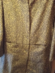 OLD NAVY COAT XL POLYESTER WOOL BROWN ANIMAL PRINT NWT - Picture 1 of 14