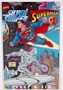 Silver Surfer / Superman #1 (1996) NM • Marvel/DC Crossover • Pérez & Ron Lim - Picture 1 of 3