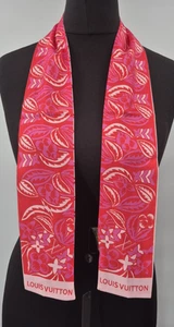NEW with tags - Louis Vuitton Bandeau Scarf pink paisley print - Picture 1 of 5