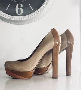 BCBG MAXAZRIA Platform Pumps in Nude, Size 7 (EU 37) - Picture 1 of 9