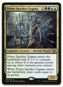 Prime Speaker Zegana #230 (NM) Commander 2015 C15 Magic MTG - Picture 1 of 2