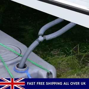 28mm ID Caravan Motorhome Waste Water Outlet Y Hose Connector Pipe Home Tool - Picture 1 of 7