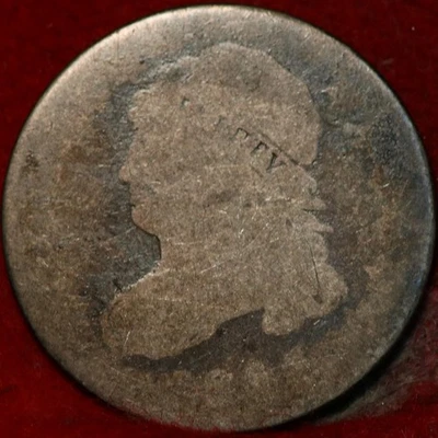 1835 Philadelphia Mint Silver Capped Bust Dime - Image 1 of 2