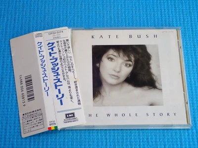 KATE BUSH The Whole Story 1986 Early Press CD Japan CP32-5174 OBI — 第 1/2 张图片