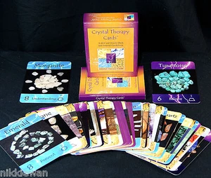 Crystal Therapy Cards Oracle Card deck & Teaching Journal Guide Book box set !! - Picture 1 of 1
