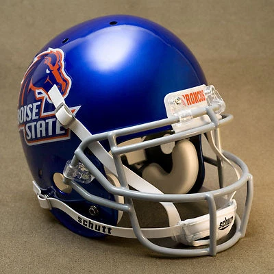 BOISE STATE BRONCOS NCAA Schutt XP Full Size AUTHENTIC Gameday Football Helmet - Image 1 of 2