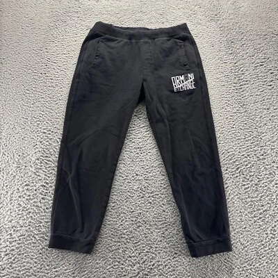 Pantalones deportivos Armani Exchange para hombre medianos negros mezcla de algodón bolsillos ajustados Foto 1 de 4