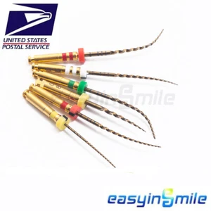 Easyinsmile 6 piezas limas rotativas de endodoncia dental Niti Endo X3-Pro puntas cónicas doradas - Imagen 1 de 18