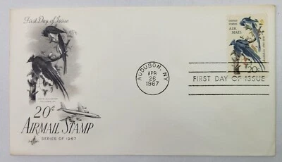 1st Day Issue Stamp & Envelope - 20 Cent Air Mail Stamp - Image 1 of 2