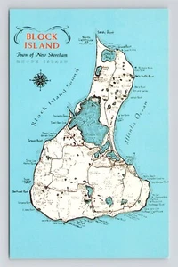 Block Island, New Shoreham, Rhode Island - Postal sin publicar - Imagen 1 de 2