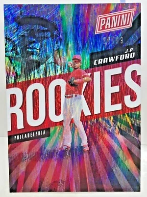 J.P. Crawford 2018 Panini The National MAGNETIC FUR Parallel RC /99 - PHILLIES - Image 1 of 2