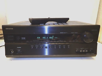 ONKYO TX-SR608 THX 700W 7.1 Ch. HDMI Amplifier Home Theater AV Receiver w/ RMT - Image 1 of 4