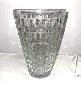 EO Brody DIAMOND WINDSOR CRYSTAL 10" LARGE VASE - Picture 1 of 1