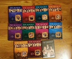 Friends The Complete Series 1-10 And Finale DVD 1 2 3 4 5 6 7 8 9 10 - Picture 1 of 3