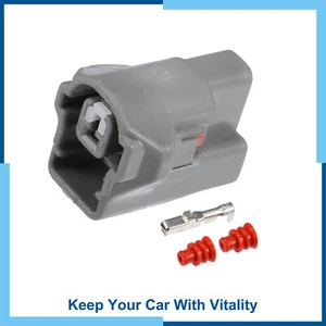 Pack (1) 1 Pin Knock Sensor Connector Adapter Plug Clip Kit Replaces for Toyota - Picture 1 of 6