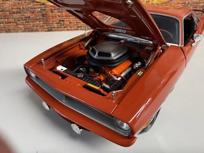1/18 scale, YCID #37, 1970 CUDA, 440/6 pack, Deep Burnt Orange, 1 of 60 converts - Image 1 of 4